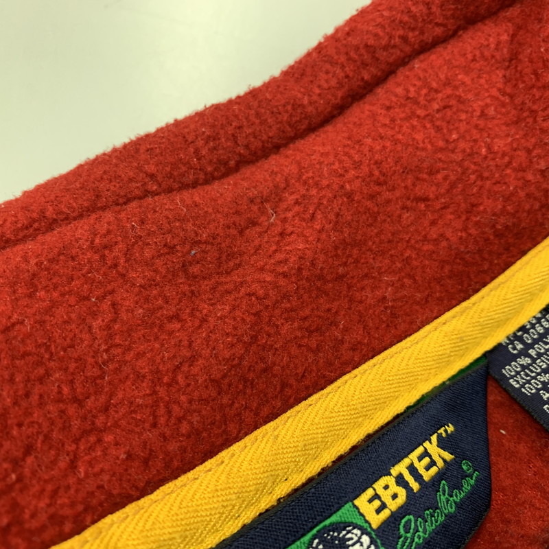 【中古品】【メンズ】 Eddie Bauer エディー・バウアー EBTEK HALF ZIP FLEECE JACKET エブテック フリース ジャケット アウター 144-260404-kh-14-izu サイズ：L カラー：マルチ 万代Net店
