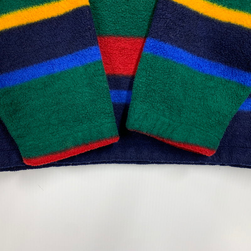 【中古品】【メンズ】 Eddie Bauer エディー・バウアー EBTEK HALF ZIP FLEECE JACKET エブテック フリース ジャケット アウター 144-260404-kh-14-izu サイズ：L カラー：マルチ 万代Net店