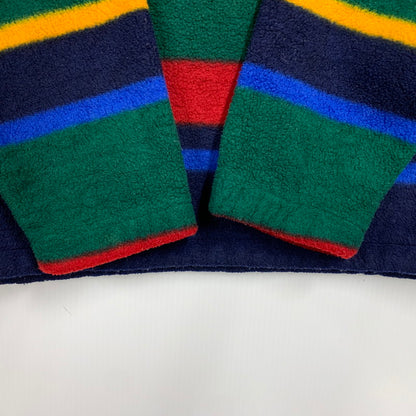 【中古品】【メンズ】 Eddie Bauer エディー・バウアー EBTEK HALF ZIP FLEECE JACKET エブテック フリース ジャケット アウター 144-260404-kh-14-izu サイズ：L カラー：マルチ 万代Net店