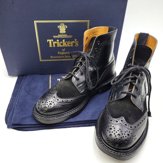 【中古品】【メンズ】 MALTON BOOTS M2508 モールトン ブーツ シューズ 靴 164-260401-as-02-izu サイズ：7 カラー：ブラック 万代Net店