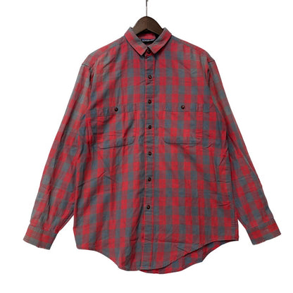 【現状渡し品】【メンズ】 ポルトガル製 CHECK LS SHIRT チェック ロングスリーブ シャツ トップス 長袖 144-260402-cs-08-izu サイズ：S カラー：マルチ 万代Net店