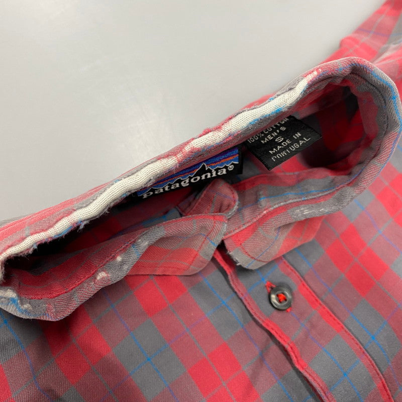 【現状渡し品】【メンズ】 ポルトガル製 CHECK LS SHIRT チェック ロングスリーブ シャツ トップス 長袖 144-260402-cs-08-izu サイズ：S カラー：マルチ 万代Net店
