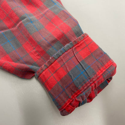 【現状渡し品】【メンズ】 ポルトガル製 CHECK LS SHIRT チェック ロングスリーブ シャツ トップス 長袖 144-260402-cs-08-izu サイズ：S カラー：マルチ 万代Net店