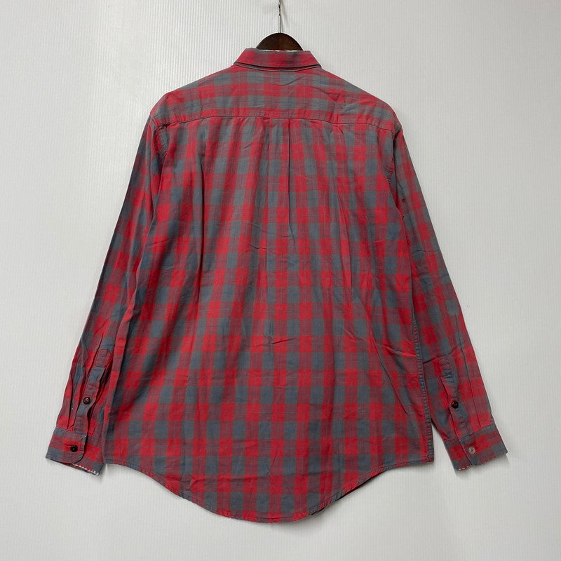 【現状渡し品】【メンズ】 ポルトガル製 CHECK LS SHIRT チェック ロングスリーブ シャツ トップス 長袖 144-260402-cs-08-izu サイズ：S カラー：マルチ 万代Net店