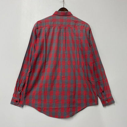 【現状渡し品】【メンズ】 ポルトガル製 CHECK LS SHIRT チェック ロングスリーブ シャツ トップス 長袖 144-260402-cs-08-izu サイズ：S カラー：マルチ 万代Net店