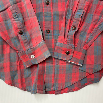 【現状渡し品】【メンズ】 ポルトガル製 CHECK LS SHIRT チェック ロングスリーブ シャツ トップス 長袖 144-260402-cs-08-izu サイズ：S カラー：マルチ 万代Net店