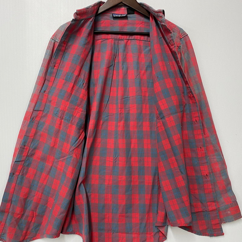 【現状渡し品】【メンズ】 ポルトガル製 CHECK LS SHIRT チェック ロングスリーブ シャツ トップス 長袖 144-260402-cs-08-izu サイズ：S カラー：マルチ 万代Net店