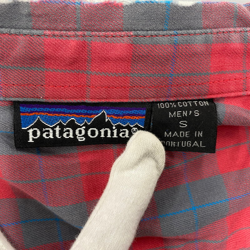 【現状渡し品】【メンズ】 ポルトガル製 CHECK LS SHIRT チェック ロングスリーブ シャツ トップス 長袖 144-260402-cs-08-izu サイズ：S カラー：マルチ 万代Net店