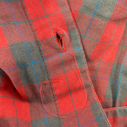 【現状渡し品】【メンズ】 ポルトガル製 CHECK LS SHIRT チェック ロングスリーブ シャツ トップス 長袖 144-260402-cs-08-izu サイズ：S カラー：マルチ 万代Net店