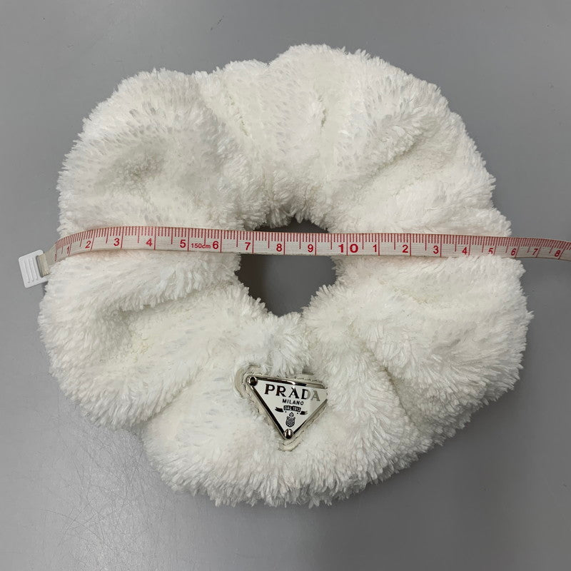 【中古品】【レディース】 SCRUNCHIE シュシュ ヘアアクセサアリー 小物 183-260402-cs-14-izu カラー：ホワイト 万代Net店