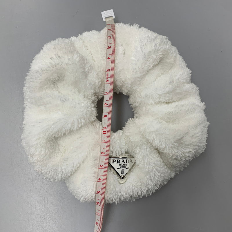 【中古品】【レディース】 SCRUNCHIE シュシュ ヘアアクセサアリー 小物 183-260402-cs-14-izu カラー：ホワイト 万代Net店