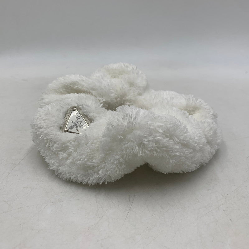 【中古品】【レディース】 SCRUNCHIE シュシュ ヘアアクセサアリー 小物 183-260402-cs-14-izu カラー：ホワイト 万代Net店
