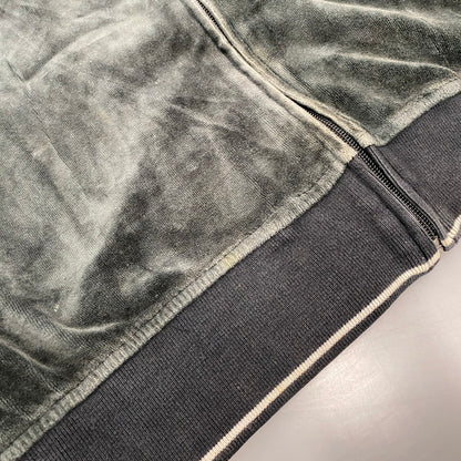 【中古品】【メンズ】 PHAT FARM ファット ファーム VELOUR TRACK JACKET ベロア トラック ジャケット 146-260402-cs-02-izu サイズ：1XL カラー：グリーン系 万代Net店