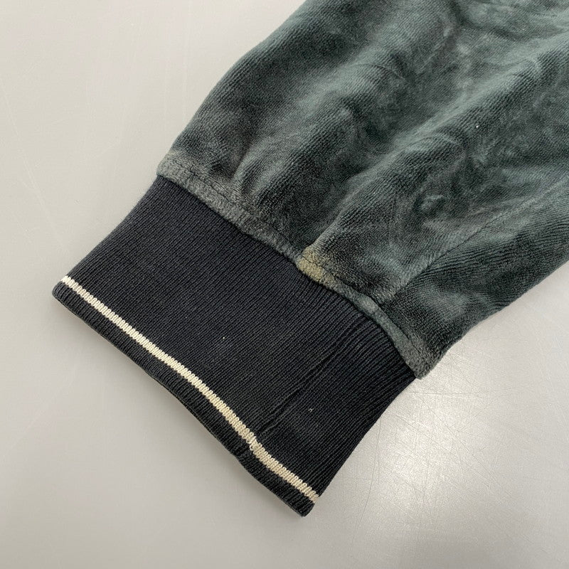 【中古品】【メンズ】 PHAT FARM ファット ファーム VELOUR TRACK JACKET ベロア トラック ジャケット 146-260402-cs-02-izu サイズ：1XL カラー：グリーン系 万代Net店