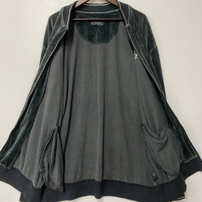 【中古品】【メンズ】 PHAT FARM ファット ファーム VELOUR TRACK JACKET ベロア トラック ジャケット 146-260402-cs-02-izu サイズ：1XL カラー：グリーン系 万代Net店