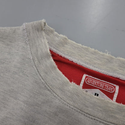 【現状渡し品】【メンズ】 MARLBORO マルボロ LIZARD SWEAT SHIRT スウェット シャツ トップス 146-260407-kh-02-izu サイズ：XL カラー：グレー 万代Net店