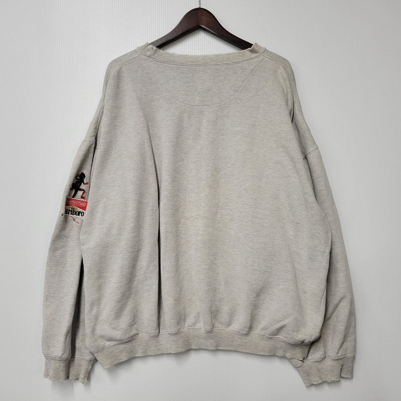 【現状渡し品】【メンズ】 MARLBORO マルボロ LIZARD SWEAT SHIRT スウェット シャツ トップス 146-260407-kh-02-izu サイズ：XL カラー：グレー 万代Net店