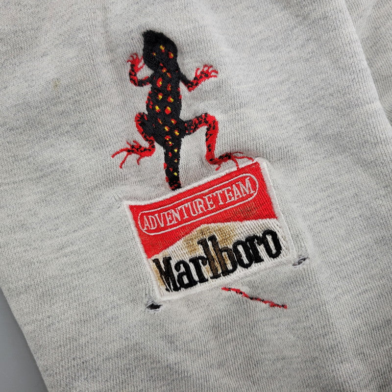 【現状渡し品】【メンズ】 MARLBORO マルボロ LIZARD SWEAT SHIRT スウェット シャツ トップス 146-260407-kh-02-izu サイズ：XL カラー：グレー 万代Net店