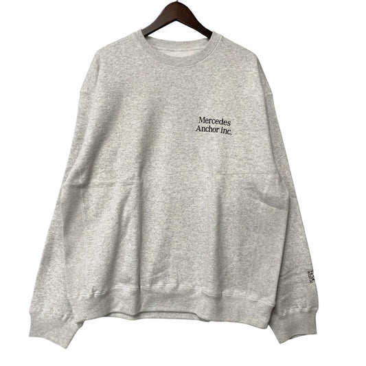 【中古美品】【メンズ】 MERCEDES ANCHOR INC. メルセデスアンカーインク LOGO CREWNECK SWEATSHIRT ロゴ クルーネック スウェットシャツ トレーナー 142-260403-as-04-izu サイズ：L カラー：グレー系 万代Net店