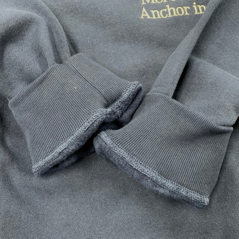 【中古美品】【メンズ】 MERCEDES ANCHOR メルセデス アンカー LOGO CREWNECK SWEATSHIRT ロゴ クルーネック スウェットシャツ トップス 長袖 142-260402-cs-18-izu サイズ：L カラー：ネイビー 万代Net店