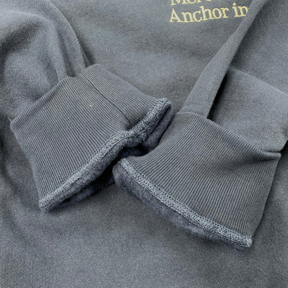 【中古美品】【メンズ】 MERCEDES ANCHOR メルセデス アンカー LOGO CREWNECK SWEATSHIRT ロゴ クルーネック スウェットシャツ トップス 長袖 142-260402-cs-18-izu サイズ：L カラー：ネイビー 万代Net店