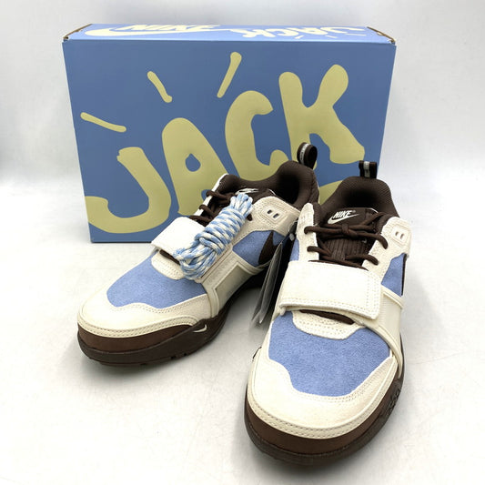 【中古美品】【メンズ】 × TRAVIS SCOTT トラヴィス・スコット HQ3072-400 ZOOM FIELD JAXX ズーム フィールド ジャックス スニーカー 靴 160-260403-kh-12-izu サイズ：27.5 カラー：LECHE BLUE/BAROQUE BROWN/PALE IVORY 万代Net店