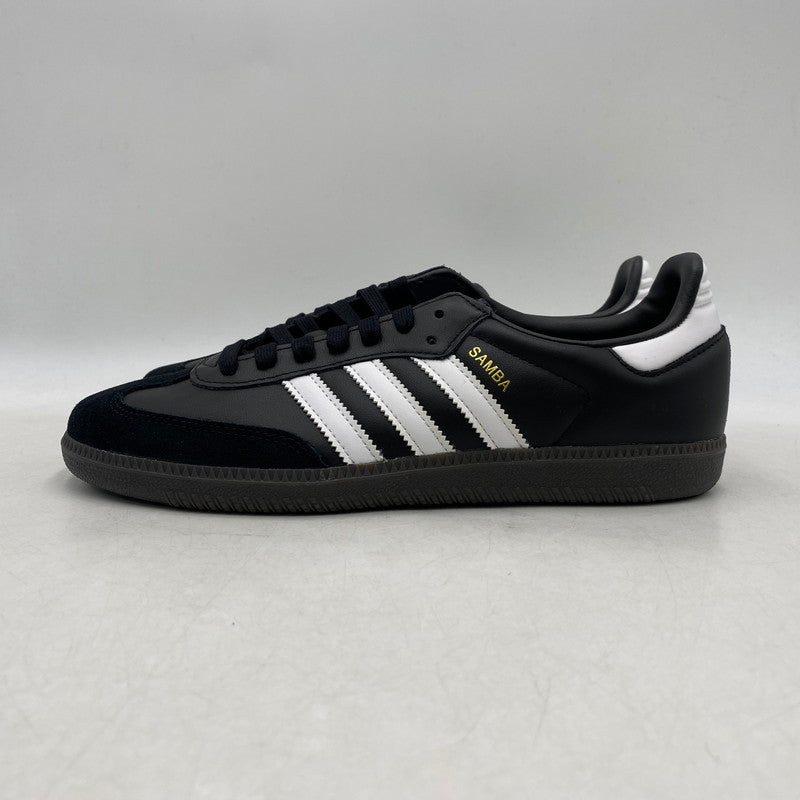 【中古美品】【メンズ】 SAMBA OG B75807 サンバ OG スニーカー シューズ 靴 161-260403-as-17-izu サイズ：27.5cm カラー：CBLACK/FTWWHT/GUM5 万代Net店