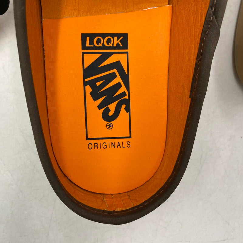 【中古美品】【メンズ】 × LQQK STUDIO ルックスタジオ OG MULE LX VN0A5FC22T0 ミュール サンダル スニーカー 靴 162-260403-as-14-izu サイズ：27.5cm カラー：ブラウン 万代Net店