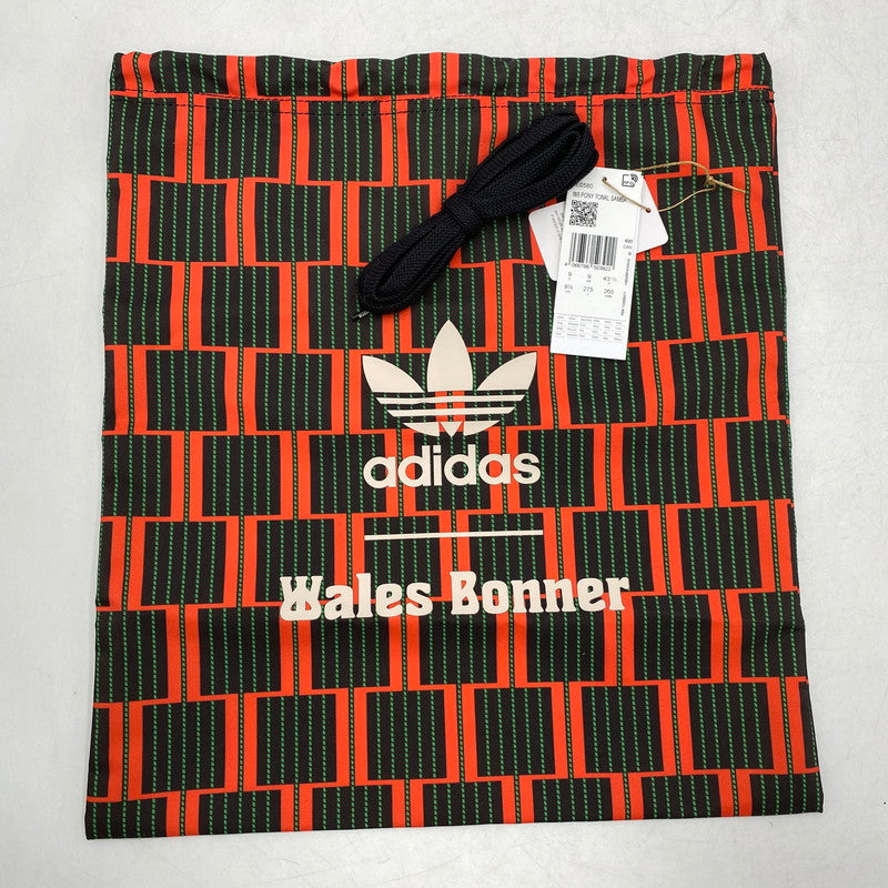 【中古品】【メンズ】 × WALES BONNER ウェールズボナー WB PONY TONAL SAMBA IE0580 ポニー トーナル サンバ スニーカー シューズ 靴 161-260403-as-15-izu サイズ：27.5cm カラー：CBLACK/CWHITE/CWHITE 万代Net店