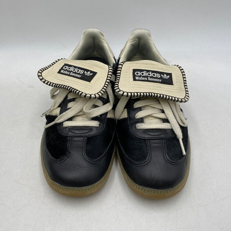 【中古品】【メンズ】 × WALES BONNER ウェールズボナー WB PONY TONAL SAMBA IE0580 ポニー トーナル サンバ スニーカー シューズ 靴 161-260403-as-15-izu サイズ：27.5cm カラー：CBLACK/CWHITE/CWHITE 万代Net店