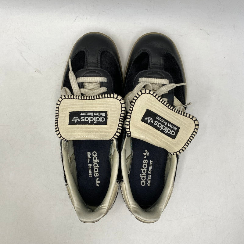 【中古品】【メンズ】 × WALES BONNER ウェールズボナー WB PONY TONAL SAMBA IE0580 ポニー トーナル サンバ スニーカー シューズ 靴 161-260403-as-15-izu サイズ：27.5cm カラー：CBLACK/CWHITE/CWHITE 万代Net店