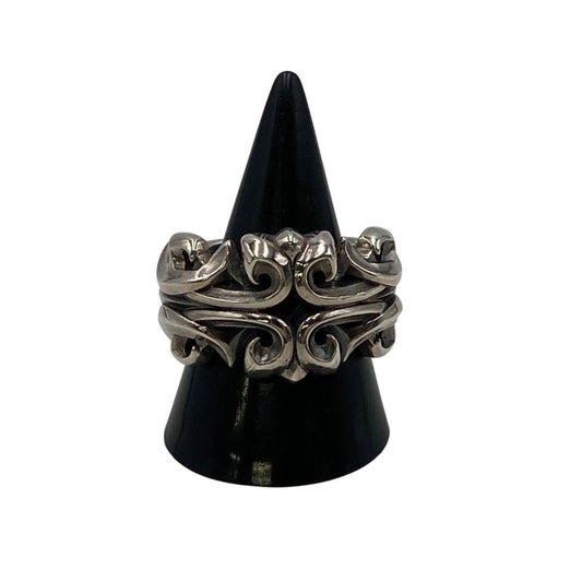 【中古品】【メンズ/レディース】 DEAL DESIGN ディールデザイン 925 GLAM LIPS RING グラム リップ リング 指輪 アクセサリー 192-260403-kh-04-izu カラー：シルバー 万代Net店