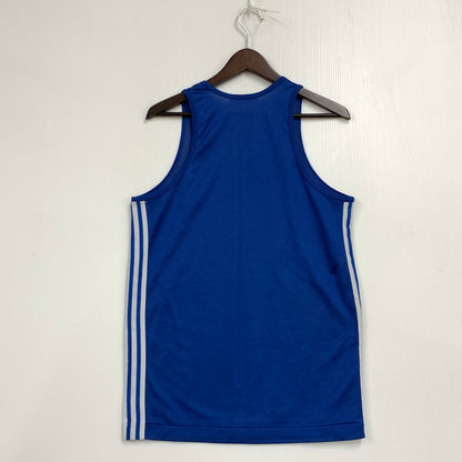 【中古品】【メンズ】 ADIDAS アディダス ADS-113 デサント社製 70-80S TANKTOP タンクトップ トップス 146-260731-cs-20-izu サイズ：L カラー：ブルー 万代Net店