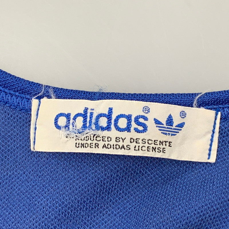 【中古品】【メンズ】 ADIDAS アディダス ADS-113 デサント社製 70-80S TANKTOP タンクトップ トップス 146-260731-cs-20-izu サイズ：L カラー：ブルー 万代Net店