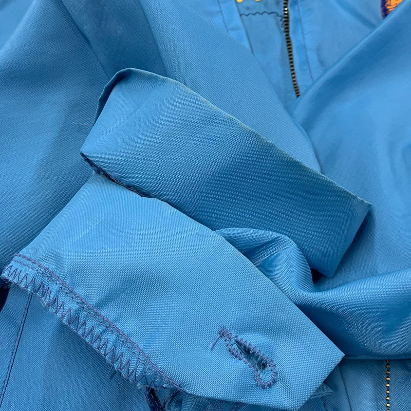 【中古品】【メンズ】 UNITOG ユニトグ 70S USA製 FLORIDA MARTINES フロリダ マルティネス FFA NYLON ZIPUP JACKET ナイロン ジップアップ ジャケット アウター 146-260407-ya-09-izu サイズ：S カラー：BLUE 万代Net店