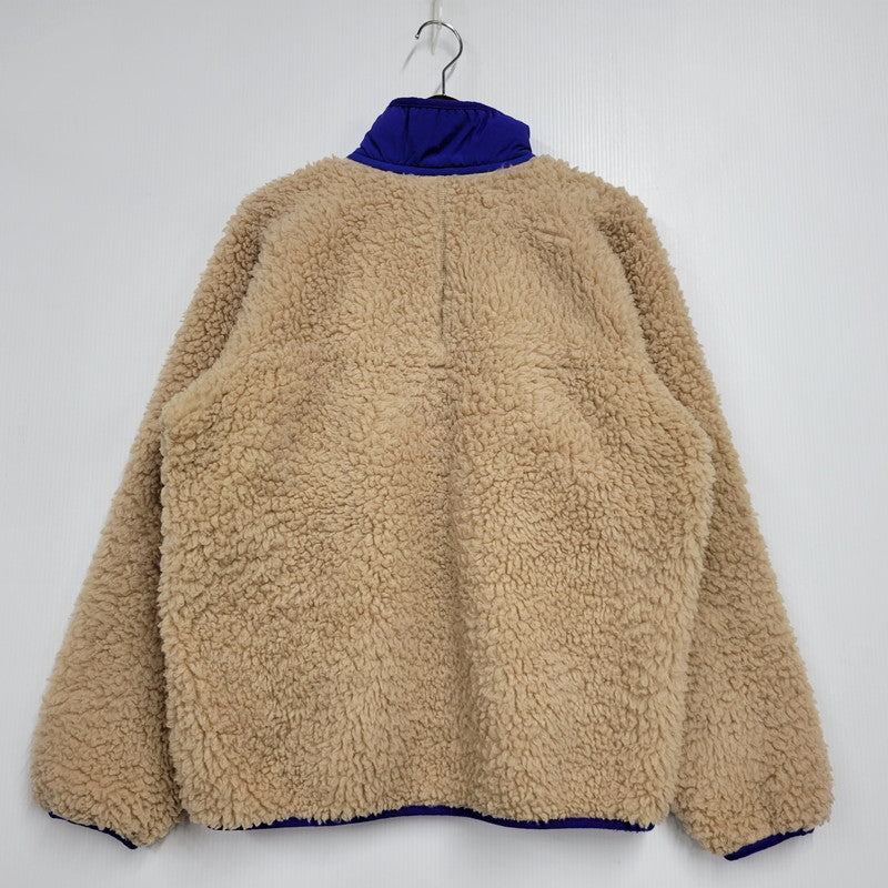 【中古品】【メンズ】 patagonia パタゴニア CLASSIC RETRO CARDIGAN 23024 FA02 クラシックレトロカーディガン USA製 フリースジャケット 144-260405-as-20-izu サイズ：M カラー：ベージュ×ブルー 万代Net店