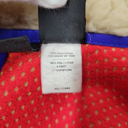 【中古品】【メンズ】 patagonia パタゴニア CLASSIC RETRO CARDIGAN 23024 FA02 クラシックレトロカーディガン USA製 フリースジャケット 144-260405-as-20-izu サイズ：M カラー：ベージュ×ブルー 万代Net店