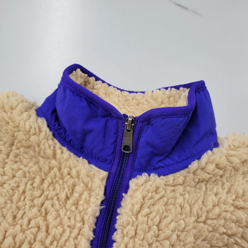 【中古品】【メンズ】 patagonia パタゴニア CLASSIC RETRO CARDIGAN 23024 FA02 クラシックレトロカーディガン USA製 フリースジャケット 144-260405-as-20-izu サイズ：M カラー：ベージュ×ブルー 万代Net店