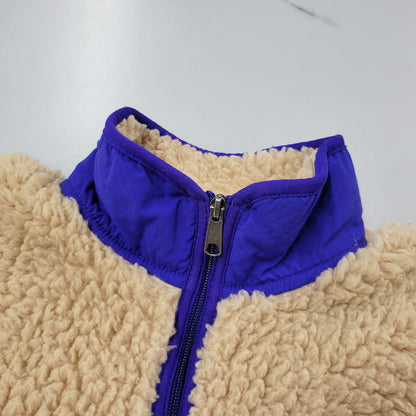 【中古品】【メンズ】 patagonia パタゴニア CLASSIC RETRO CARDIGAN 23024 FA02 クラシックレトロカーディガン USA製 フリースジャケット 144-260405-as-20-izu サイズ：M カラー：ベージュ×ブルー 万代Net店
