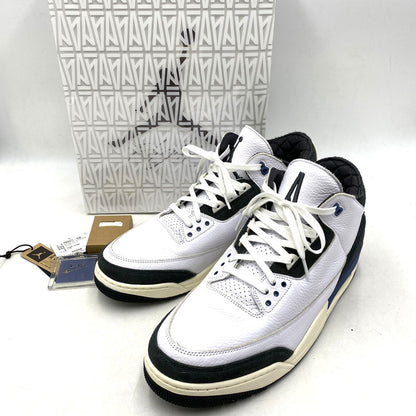 【中古品】【メンズ】 × A MA MANIERE ア・マ・マニエール HV8571-100 AIR JORDAN 3 RETRO OG SP FOR THE LOVE エア ジョーダン レトロ フォー ザ ラブ スニーカー 靴 160-260403-kh-07-izu サイズ：33 カラー：WHITE/DIFFUSED BLUE-ANTHRACITE 万代Net店