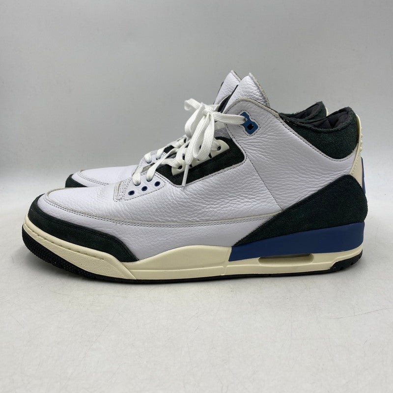 【中古品】【メンズ】 × A MA MANIERE ア・マ・マニエール HV8571-100 AIR JORDAN 3 RETRO OG SP FOR THE LOVE エア ジョーダン レトロ フォー ザ ラブ スニーカー 靴 160-260403-kh-07-izu サイズ：33 カラー：WHITE/DIFFUSED BLUE-ANTHRACITE 万代Net店