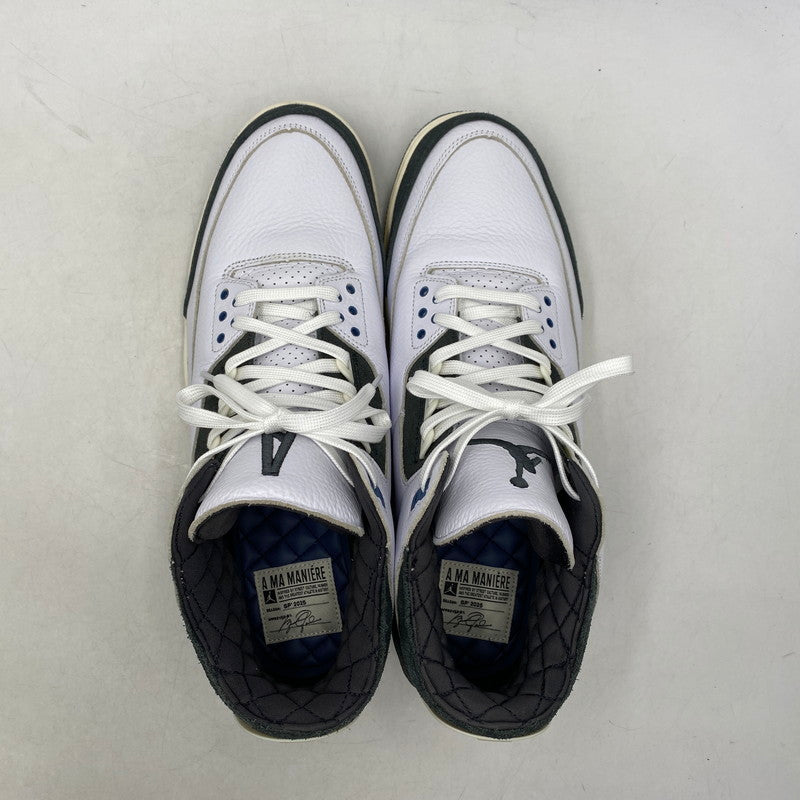 【中古品】【メンズ】 × A MA MANIERE ア・マ・マニエール HV8571-100 AIR JORDAN 3 RETRO OG SP FOR THE LOVE エア ジョーダン レトロ フォー ザ ラブ スニーカー 靴 160-260403-kh-07-izu サイズ：33 カラー：WHITE/DIFFUSED BLUE-ANTHRACITE 万代Net店