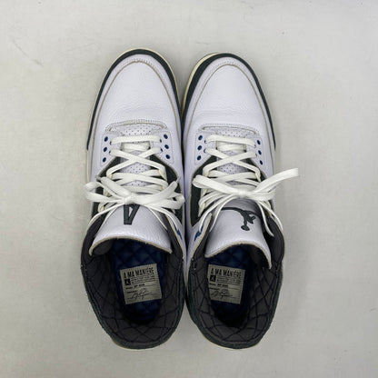 【中古品】【メンズ】 × A MA MANIERE ア・マ・マニエール HV8571-100 AIR JORDAN 3 RETRO OG SP FOR THE LOVE エア ジョーダン レトロ フォー ザ ラブ スニーカー 靴 160-260403-kh-07-izu サイズ：33 カラー：WHITE/DIFFUSED BLUE-ANTHRACITE 万代Net店