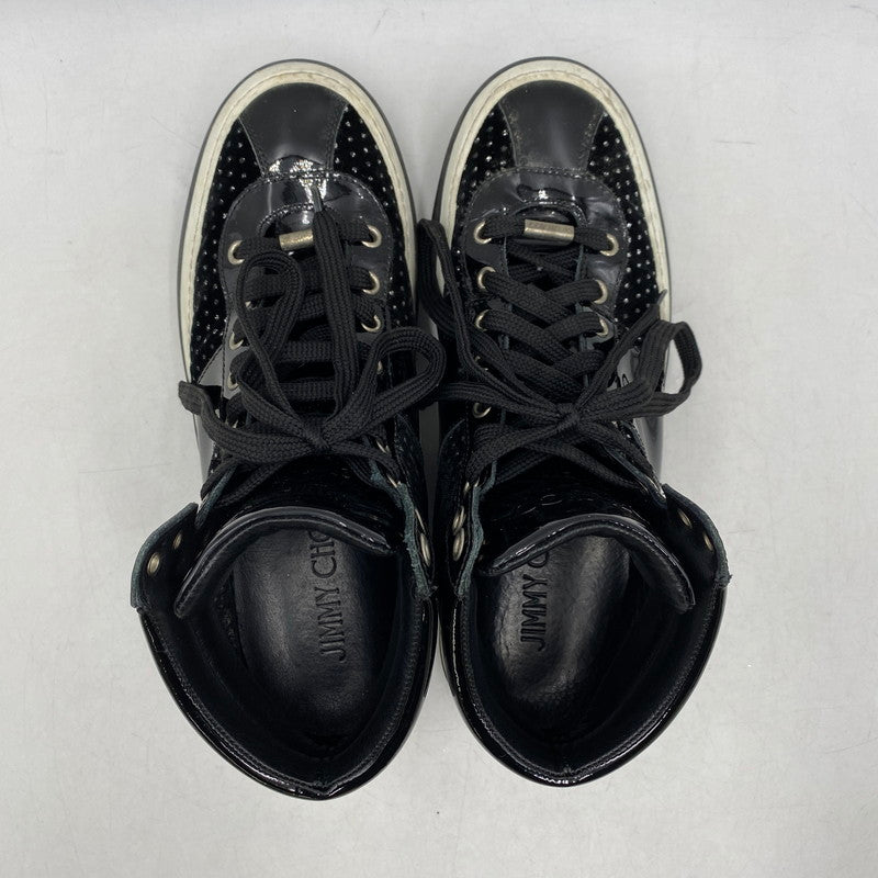 【中古品】【メンズ】 HIGH CUT SNEAKERS ハイカット スニーカー シューズ 靴 162-260403-as-12-izu サイズ：40 カラー：ブラック 万代Net店