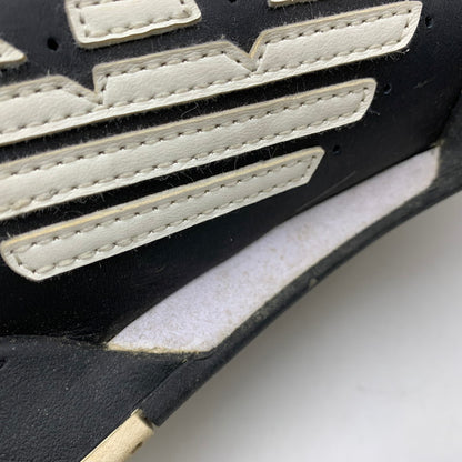 【中古品】【メンズ/レディース】 Emporio Armani エンポリオ・アルマーニ X8X043 LOW CUT SNEAKERS ローカット スニーカー 靴 162-260404-kh-21-izu サイズ：25.5 カラー：ブラック 万代Net店