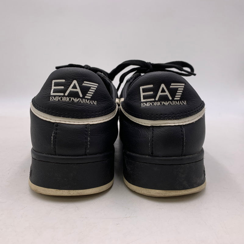【中古品】【メンズ/レディース】 Emporio Armani エンポリオ・アルマーニ X8X043 LOW CUT SNEAKERS ローカット スニーカー 靴 162-260404-kh-21-izu サイズ：25.5 カラー：ブラック 万代Net店