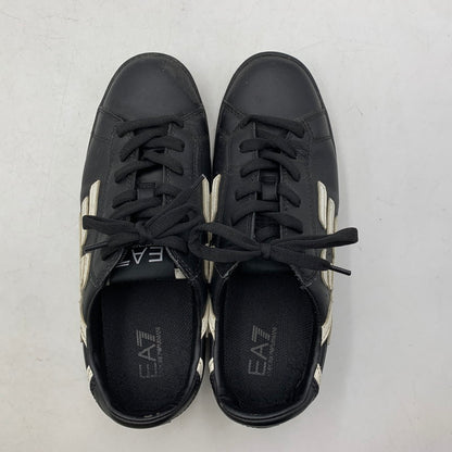 【中古品】【メンズ/レディース】 Emporio Armani エンポリオ・アルマーニ X8X043 LOW CUT SNEAKERS ローカット スニーカー 靴 162-260404-kh-21-izu サイズ：25.5 カラー：ブラック 万代Net店