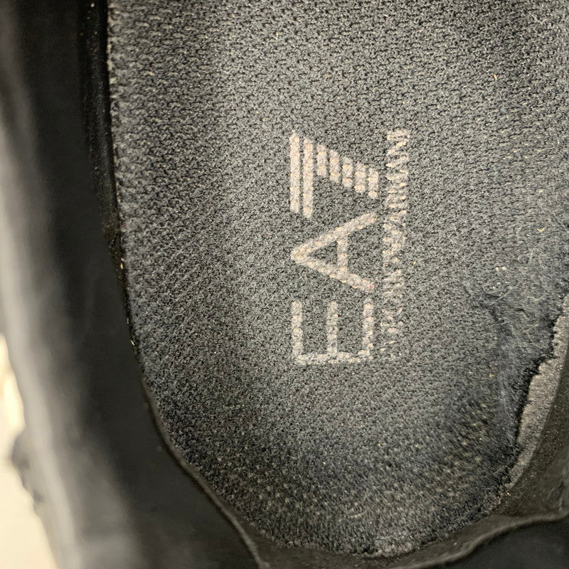 【中古品】【メンズ/レディース】 Emporio Armani エンポリオ・アルマーニ X8X043 LOW CUT SNEAKERS ローカット スニーカー 靴 162-260404-kh-21-izu サイズ：25.5 カラー：ブラック 万代Net店