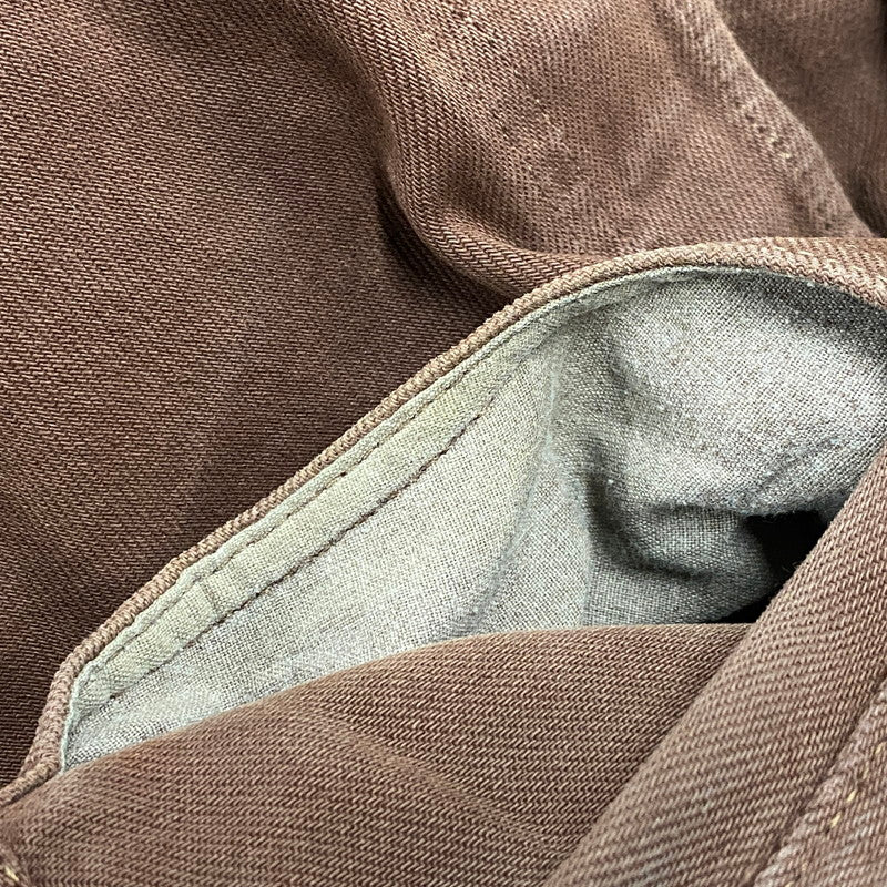 【中古品】【メンズ】 501 DENIM PANTS 501-1653 デニムパンツ 後染め USA製 刻印524 ジーンズ ボトムス 157-260403-as-02-izu サイズ：33×32 カラー：ブラウン 万代Net店