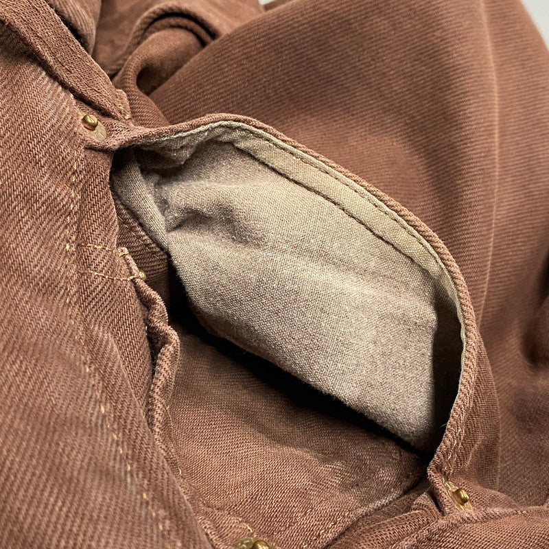 【中古品】【メンズ】 501 DENIM PANTS 501-1653 デニムパンツ 後染め USA製 刻印524 ジーンズ ボトムス 157-260403-as-02-izu サイズ：33×32 カラー：ブラウン 万代Net店